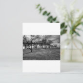 米国のポートアーサー、TXの橋。 白黒。 ポストカード (スタンド正面)