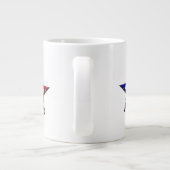 米国のマグで作られる ジャンボコーヒーマグカップ (裏面)