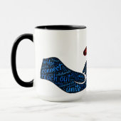 米国のマグを結合して下さい マグカップ (左)