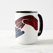 米国のマグを結合して下さい マグカップ (正面右)