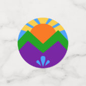 米国のマニトウ春州旗を持つ表紙吹雪 コンフェッティ (スモール正面)