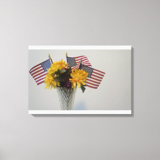 米国のミニフラグ キャンバスプリント