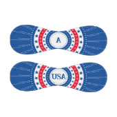 米国のモノグラムの赤、白、および青の星 野球ボール (パネル)