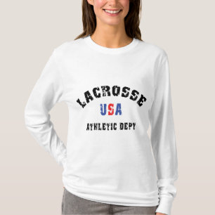 米国のラクロス運動Dept Tシャツ