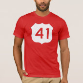 米国のルート41の印 Tシャツ (正面)