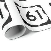 米国のルート61の印 ラッピングペーパー (ロールコーナー)