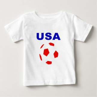 米国のレトロのサッカーのTシャツ ベビーTシャツ