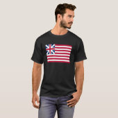 米国のワイシャツの米国の旗及び素晴らしいシール Tシャツ (正面フル)