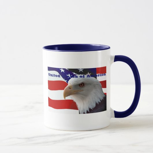 米国のワシのコーヒー・マグ マグカップ (右)
