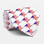 米国のワシの復員軍人の日の軍の赤白青のタイ ネクタイ (ロール)
