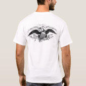 米国のワシのTシャツ Tシャツ (裏面)