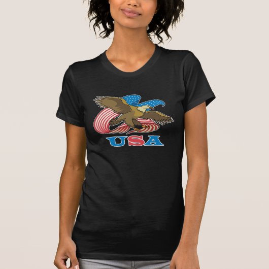 米国のワシ Tシャツ (正面)