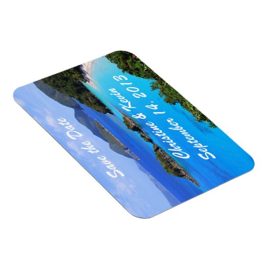 米国のヴァージン諸島は日付磁石を保存 マグネット (右側)