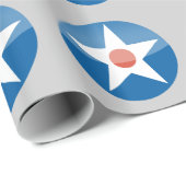 米国のヴィンテージの星の包装紙 ラッピングペーパー (ロールコーナー)