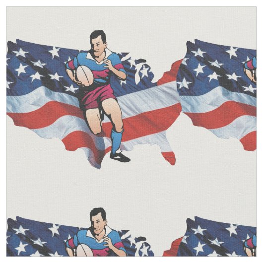 米国の上のラグビー ファブリック (クローズアップ)