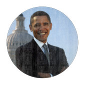 米国の上院議員、第44回アメリカの大統領、バラク・オバマ カッティングボード (正面)