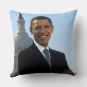 米国の上院議員、第44回アメリカの大統領、バラク・オバマ クッション (裏面)