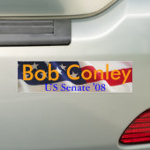 米国の上院2008年のためのボブConley バンパーステッカー (車上)