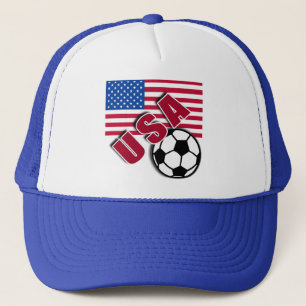 米国の世界のサッカーファンのTシャツ キャップ