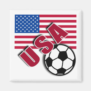 米国の世界のサッカーファンのTシャツ マグネット