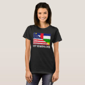 米国の中央アフリカ共和国国旗のグ最高のンダム Tシャツ (正面フル)