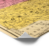 米国の中州 ポスター (角)