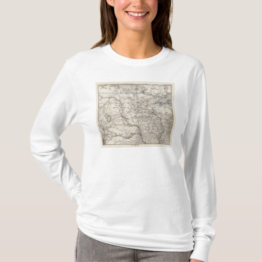 米国の中間の西 Tシャツ (正面)