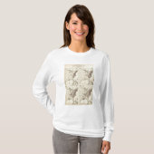米国の人口1790-1820年 Tシャツ (正面フル)