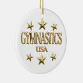 米国の体操 セラミックオーナメント (右)