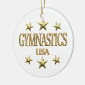 米国の体操 セラミックオーナメント (左)