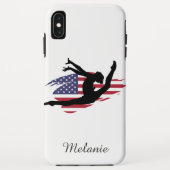 米国の体育専門家のiPhoneのXsの不機嫌の場合 Case-Mate iPhoneケース (裏面)