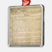 米国の体質性の自由-あなたの権利を知って下さい! メタルオーナメント (左)