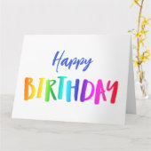 米国の全ハッピーバースデーからの大規模誕生日 カード (黄色い花)