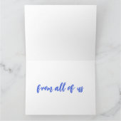 米国の全ハッピーバースデーからの大規模誕生日 カード (内部)