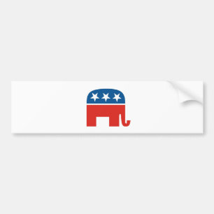 米国の共和党象 バンパーステッカー