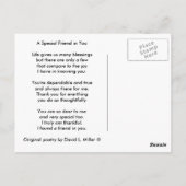 米国の兵士の祈ること ポストカード (裏面)