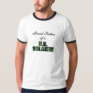 米国の兵士のTシャツおよびギフトの誇り高い父 Tシャツ