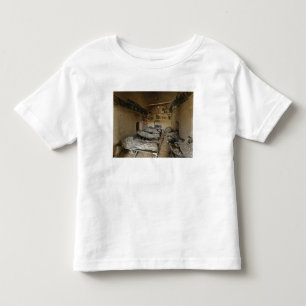 米国の兵士は断念された泥の家で眠ります トドラーTシャツ