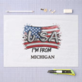 米国の出身はミシガン 薄葉紙 (クラフト)