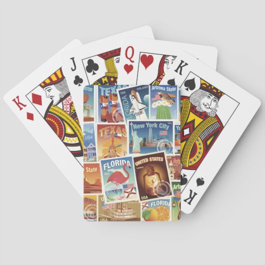 米国の切手 トランプ (裏面)