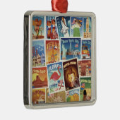 米国の切手 メタルオーナメント (右)