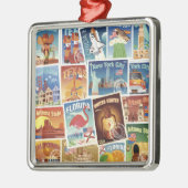 米国の切手 メタルオーナメント (左)