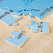 米国の動物の地図子供へ ジグソーパズル (側面)