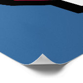 米国の勝利サイン ポスター (角)