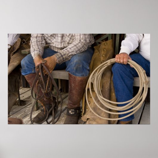 米国の北米。カウボーイリラックスズと2 ポスター (正面)