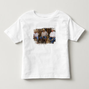 米国の北米。カウボーイリラックスズと トドラーTシャツ