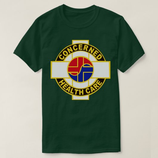 米国の医療コマンド韓国をテキストに Tシャツ (デザイン正面)