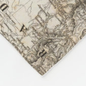 米国の南インドの領域 フリースブランケット (角)