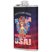 米国の名誉スコット! フラスク (左)