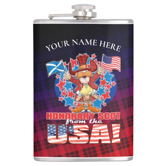 米国の名誉スコット! フラスク (正面)